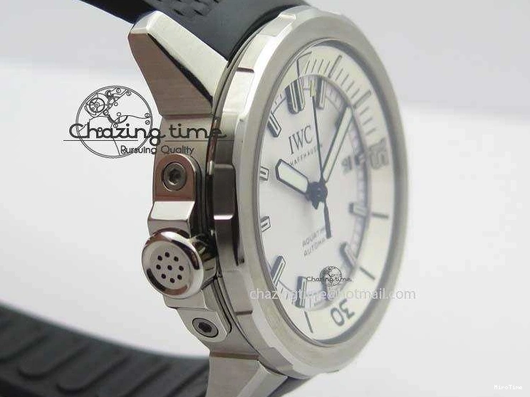 MIROTIME 0214 TechFriendly Aquatimer Automatic SS IW329003 V6F 1:1 Best Edition On Black Rubber Strap MIYOTA 7271